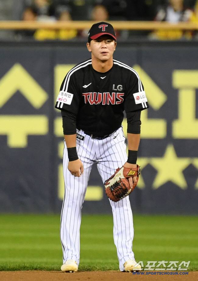 22일 잠실구장에서 열린 LG 트윈스 청백전. LG 김수인이 수비를 하고 있다. 잠실=박재만 기자 pjm@sportschosun.com/2025.10.22/