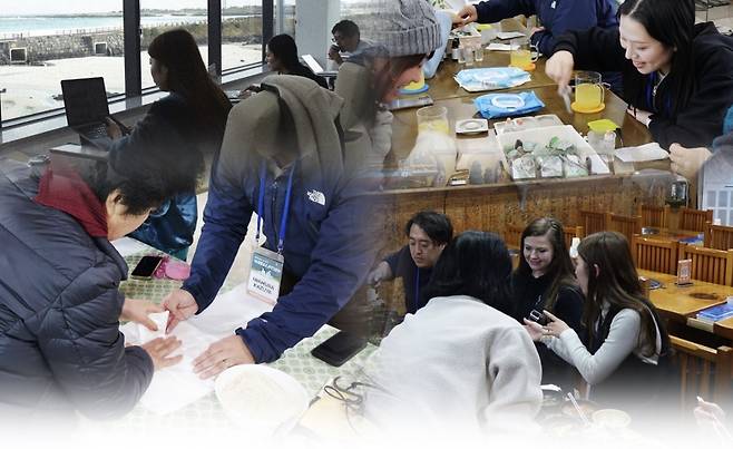 도심 업무 공간에서 김녕 로컬 체험까지, 일본 워케이션 협회 참가자들의 하루가 이어졌다.