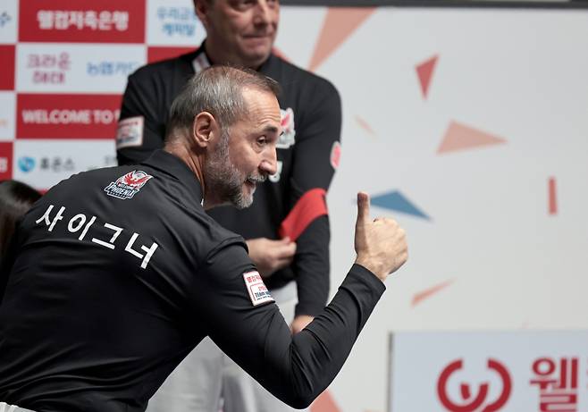 웰컴저축은행 세미 사이그너. PBA 제공