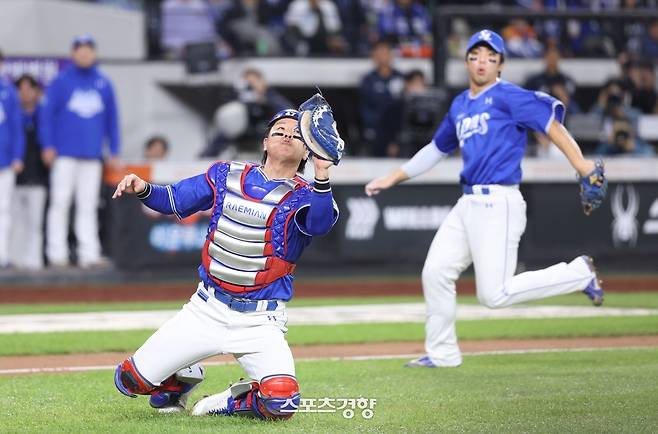 강민호. 삼성라이온즈 제공