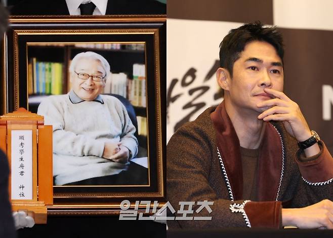 고 이순재(왼쪽)과 배정남 / 사진=일간스포츠 DB