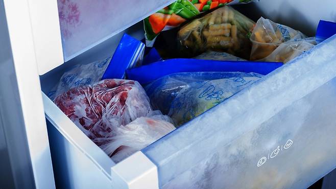 냉동 후 한번 녹인 음식을 '재냉동'하는 것은 위험하다|출처: 클립아트코리아
