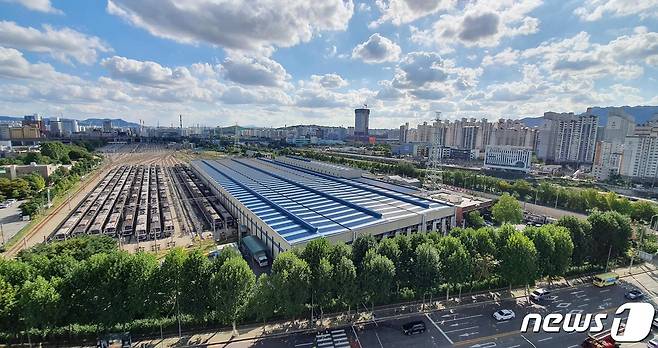 사진은 서울교통공사 창동차량기지를 비롯한 일대 현장 모습. /뉴스1 ⓒ News1 이성철 기자