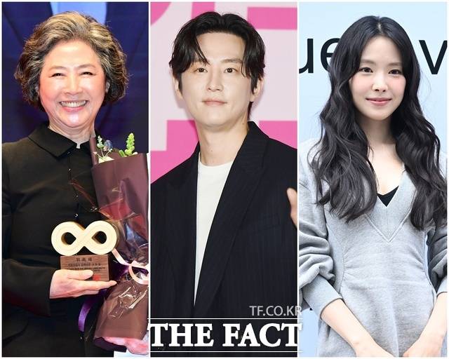 고두심 권율 손나은(왼쪽부터) 김동준 이대휘 전성곤이 새 예능 '호텔 도깨비'에 출연한다. /더팩트 DB