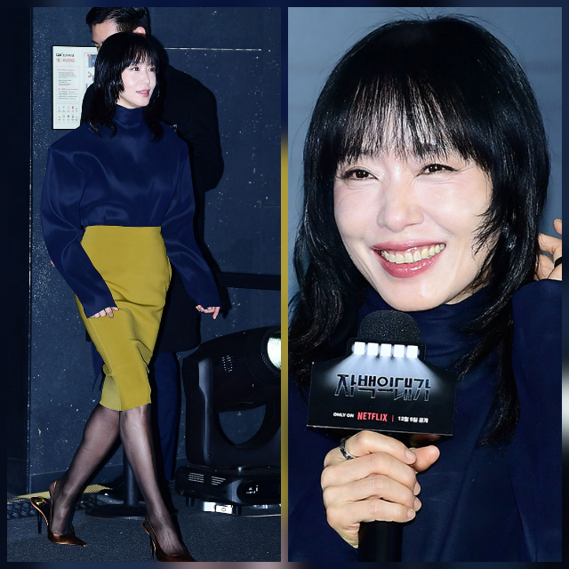 넷플릭스 시리즈 ‘자백의 대가’ 전도연이 김고은과 10년 만에 재회한 소감을 전했다.사진=김영구 기자