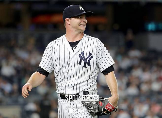 ▲ 2018년 뉴욕 양키스 시절 소니 그레이.
