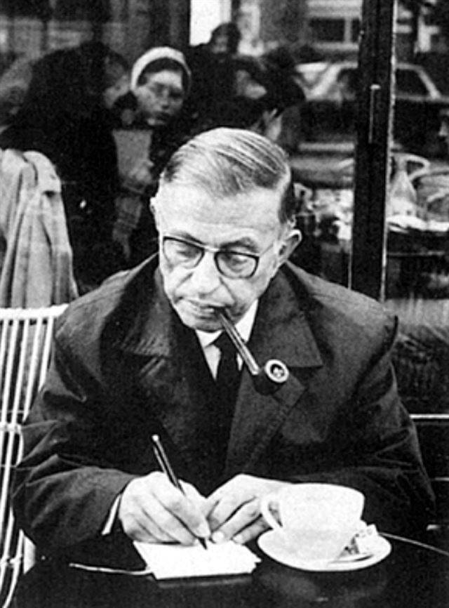 프랑스 현대철학의 거두 장 폴 사르트르. 한국일보 자료사진