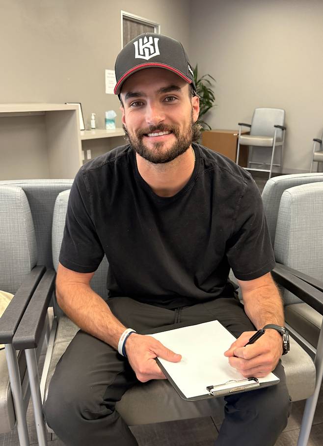 KT 새 외국인 타자 샘 힐리어드. KT 제공