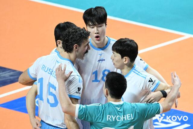 승리한 대한항공./KOVO