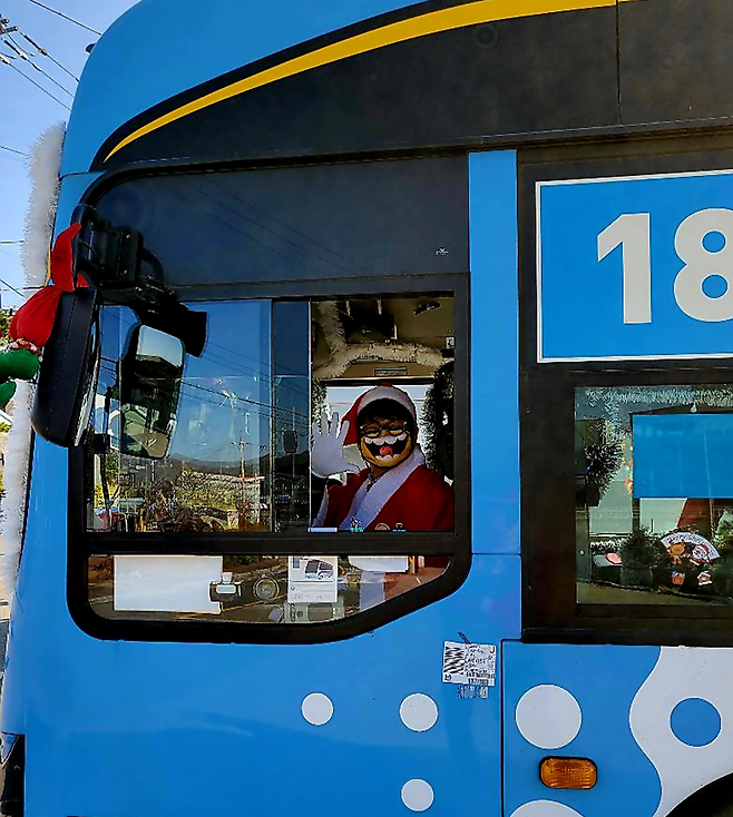 부산 187번 운행하는 주형민 씨의 모습. 주형민 제공