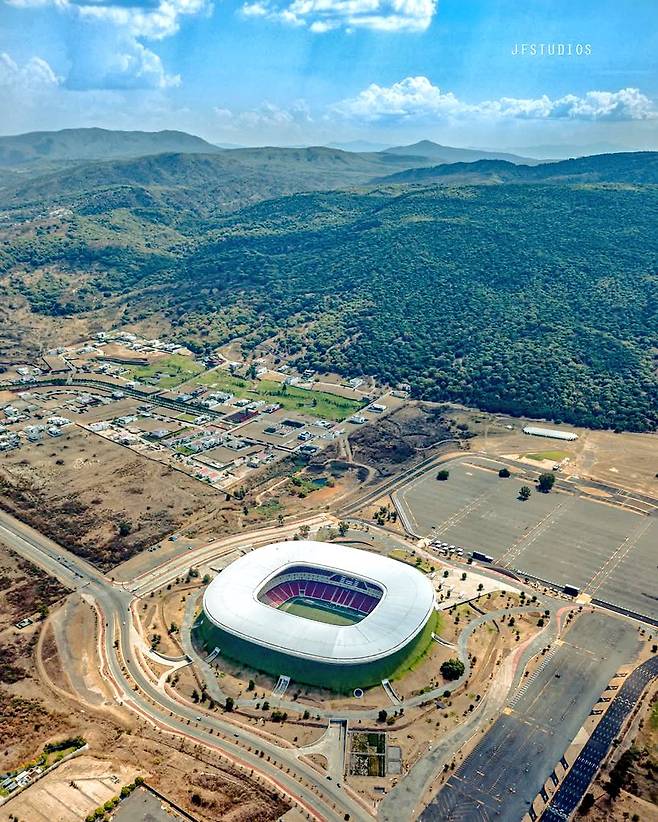 한국의 2026 FIFA 북중미 월드컵 조별리그 1, 2차전이 열리는 멕시코 과달라하라의 에스타디오 아크론. /사진=에스타디오데아크론 SNS 캡처