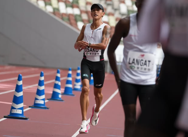 일본 신기록을 세운 오사코 스구루(사진=오사코 스구루 SNS)