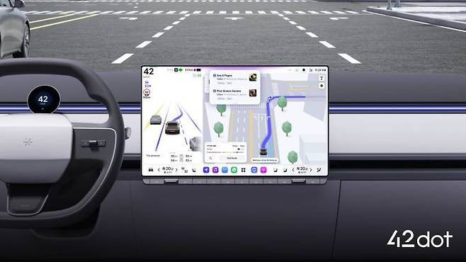 현대차그룹이 개발중인 차세대 인포테인먼트 시스템 '플레오스 커넥트(Pleos Connect)'. 포티투닷 제공