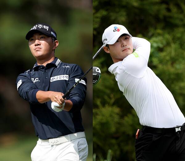 2026시즌 미국프로골프(PGA) 투어 출전권을 따내기 위한 마지막 관문인 2025년 퀄리파잉 토너먼트 파이널 스테이지 '큐스쿨(Q-스쿨) 최종전'에 노승열과 함께 출전하는 옥태훈, 배용준 프로. 사진제공=KPGA (사진을 무단으로 사용하지 마십시오.)