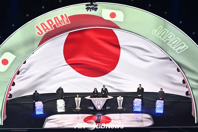 2026 FIFA 북중미 월드컵 조 추첨식 모습. /AFPBBNews=뉴스1