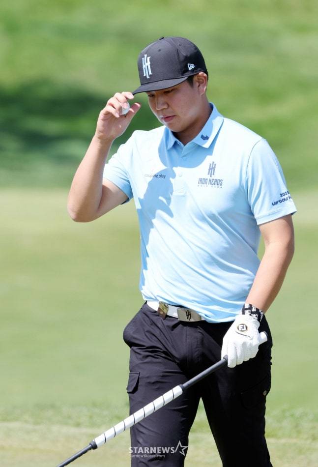 리브 골프에서 활약하는 장유빈. /사진=임성균 기자