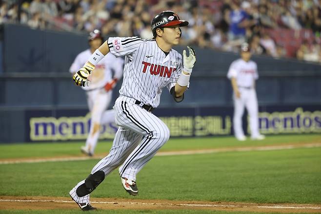 ▲ LG 김성우. ⓒ LG 트윈스