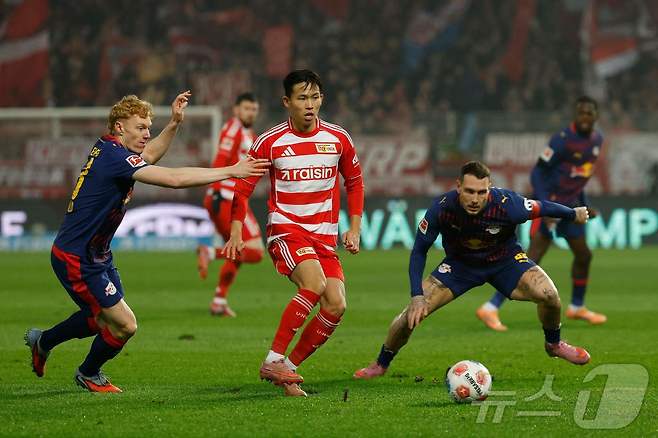 우니온 베를린의 정우영 ⓒ AFP=뉴스1