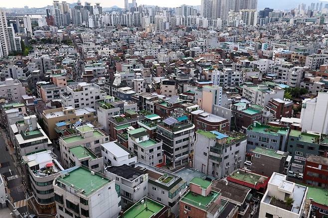 서울의 빌라 밀집 지역 전경. 사진=뉴스1