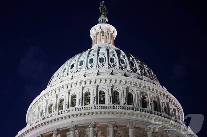 미국 국회의사당 돔. 2025.11.12 ⓒ 로이터=뉴스1 ⓒ News1 김경민 기자