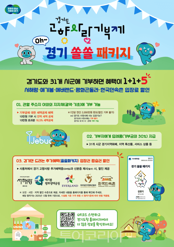 경기도고향사랑기부제 경기쏠쏠패키지 포스터