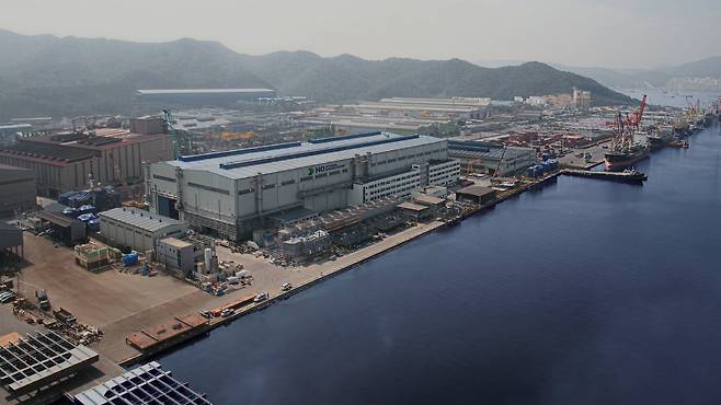 경남 창원 HD현대마린엔진 공장. HD현대마린엔진 제공