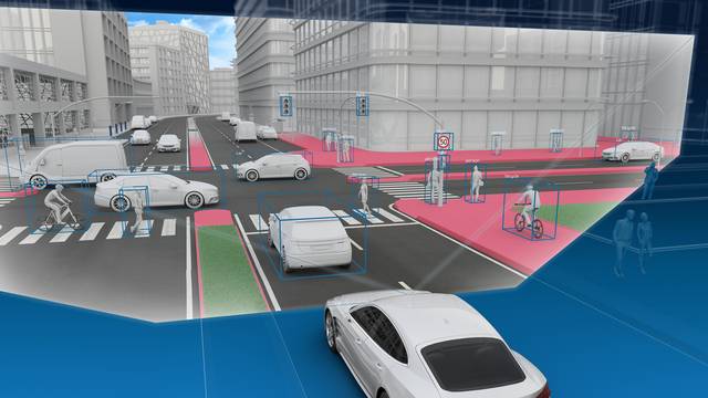 첨단운전자보조시스템(ADAS) 개념 이미지. 삼성전자 제공