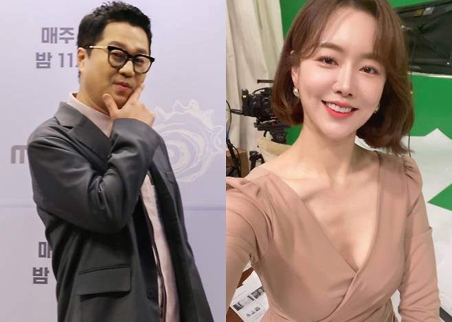 방송인 지상렬(왼쪽)과 쇼호스트 신보람 / 사진=일간스포츠 DB·신보람 SNS