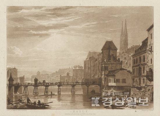 ▲ 조지프 말로드 윌리엄 터너의 '바젤'(Basle).ⓒWooyang Art Museum