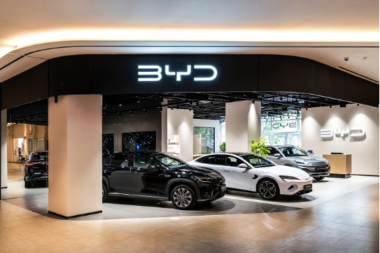 BYD 오토 스타필드 시티 명지 부산 전시장. (사진=BYD코리아 제공)