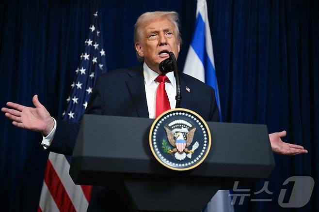 도널드 트럼프 미국 대통령. 2025.12.29 ⓒ AFP=뉴스1 ⓒ News1 이지예 객원기자