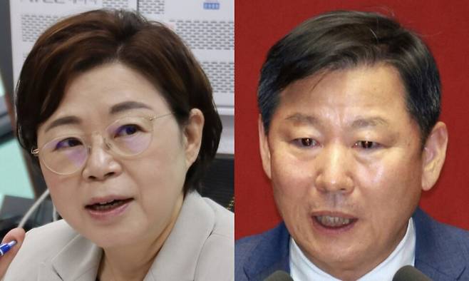 국민의힘 김정재(왼쪽) 의원과 이철규(오른쪽) 의원. 연합뉴스