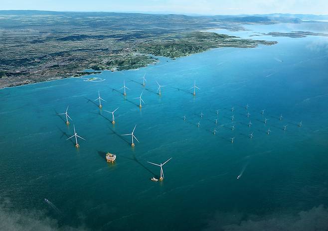 확산단지 고창 0.2GW 발전단지 조감도.