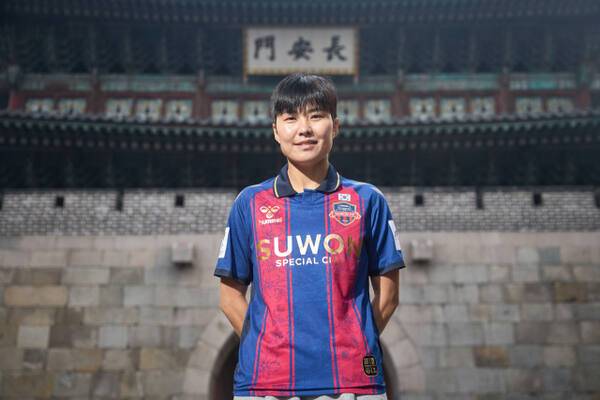 수원FC 위민에 합류한 지소연. 수원FC 제공