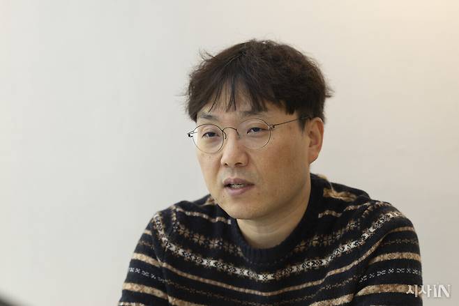 기경량 가톨릭대학교 국사학과 교수가 <시사IN>과 인터뷰하고 있다. ⓒ시사IN 이명익