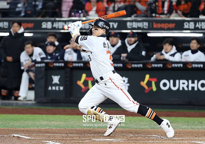 ▲ 한화는 강백호를 영입한 상황에서 손아섭 협상에 다소간 보수적인 자세를 취하고 있다 ⓒ곽혜미 기자