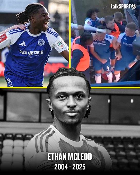 크리스탈 팰리스전 승리 후 에단 맥레오드를 추모하는 게시글을 올린 매클즈필드. /사진=매클즈필드 공식 사회관계망서비스(SNS)