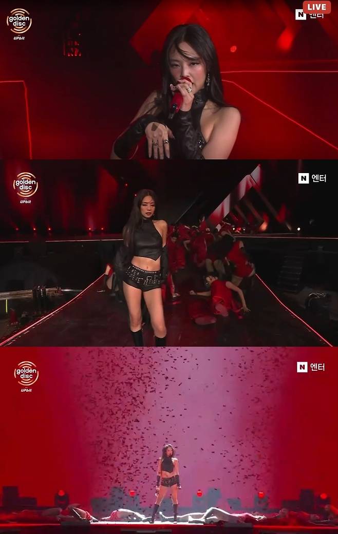 ‘골든디스크어워즈’. 사진l네이버 치지직 캡처