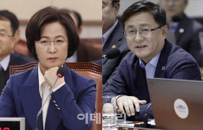 김성환 기후에너지환경부 장관과 경기도지사 선거에 도전하는 추미애 더불어민주당 의원. (사진=이데일리DB)