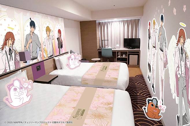 애니메이션 IP를 적용한 프린스 호텔 객실