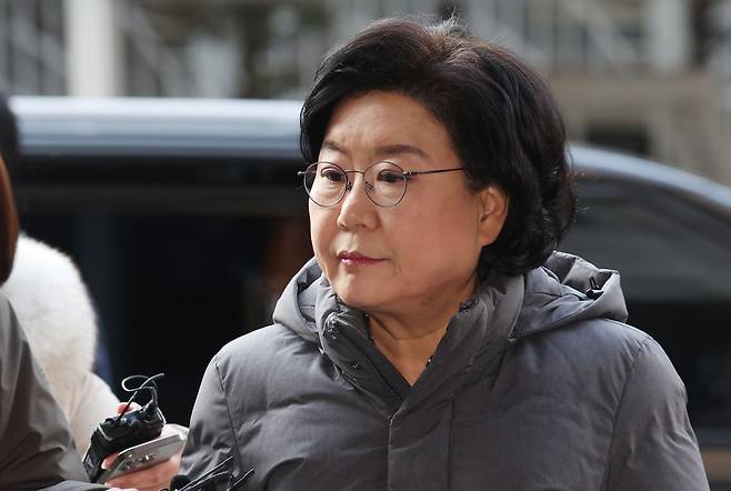 이혜훈 기획예산처 장관 후보자가 14일 오전 서울 중구 예금보험공사에 마련된 인사청문회 준비 사무실로 출근하고 있다. 뉴스1