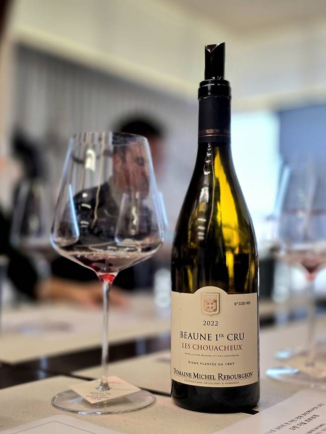 도멘 미쉘 르부르정 본 프리미에 크뤼 레 쇼아슈. 최현태 기자