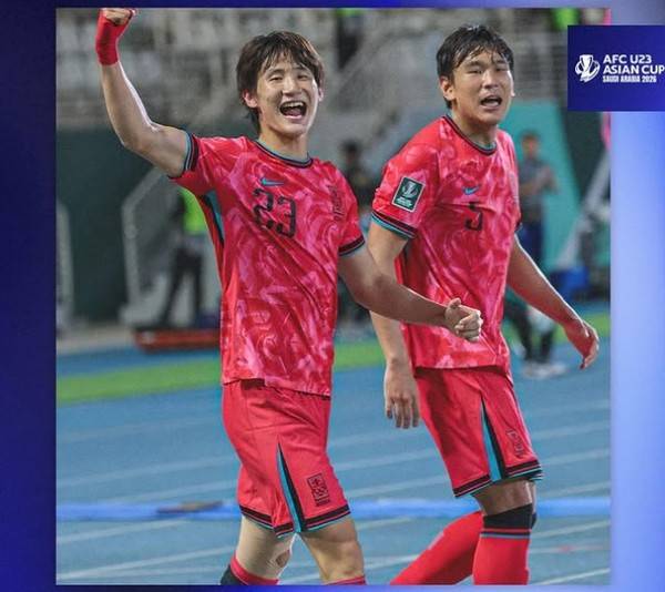 신민하(남자 U23 대표팀). 대한축구협회 인스타그램 캡처