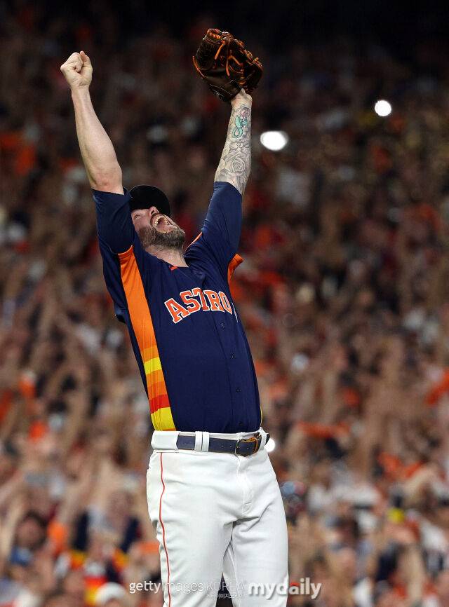 라이언 프레슬리는 2022년 월드시리즈 우승 주역 중 하나였다./게티이미지코리아