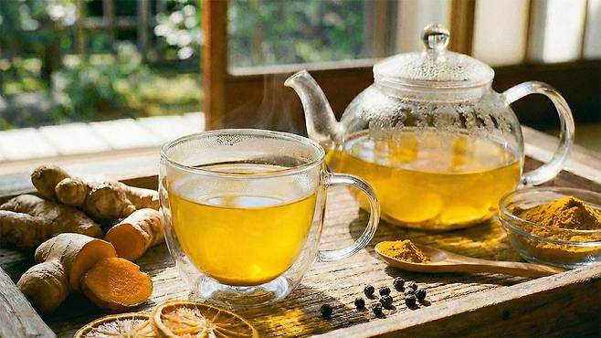 강황은 항염증·항산화 효과가 있다|출처: Gemini 생성