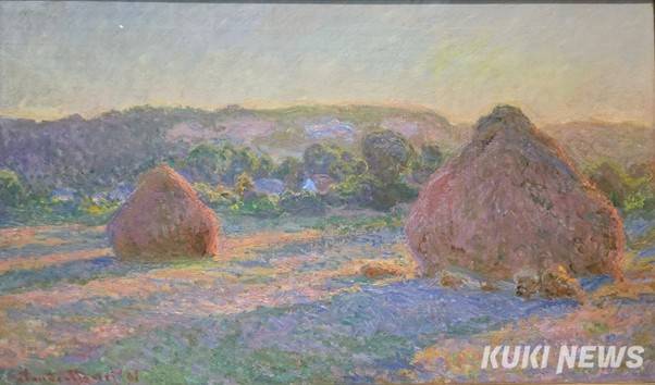 클로드 모네, 밀짚 더미, 여름의 끝 무렵, 1890~91, 캔버스에 유채, 60x100.5cm, 시카고 미술관