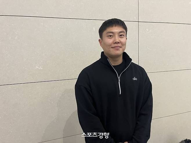 삼성 류지혁. 인천공항 | 김하진 기자