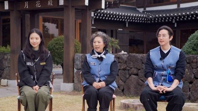 '호텔 도깨비'에 출연하는 (왼쪽부터)손나은 고두심 권율. MBC에브리원 제공