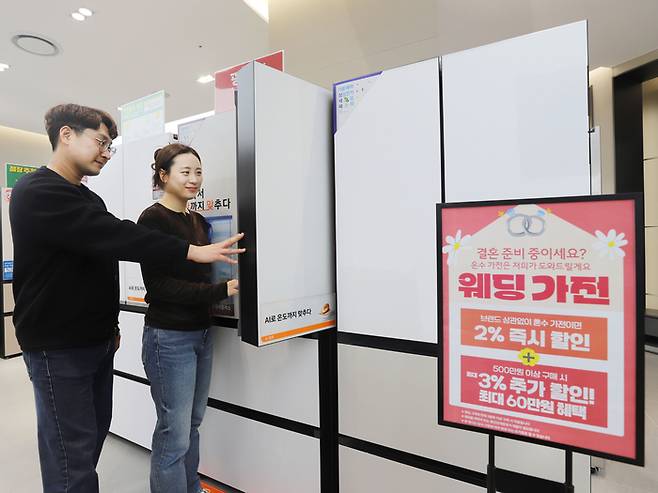 롯데하이마트 웨딩 페어 프로모션. 롯데하이마트