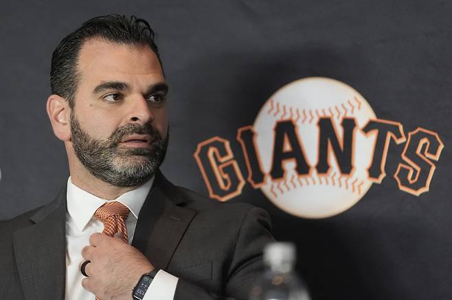 잭 미나시안 샌프란시스코 자이언츠 단장. AP=연합뉴스